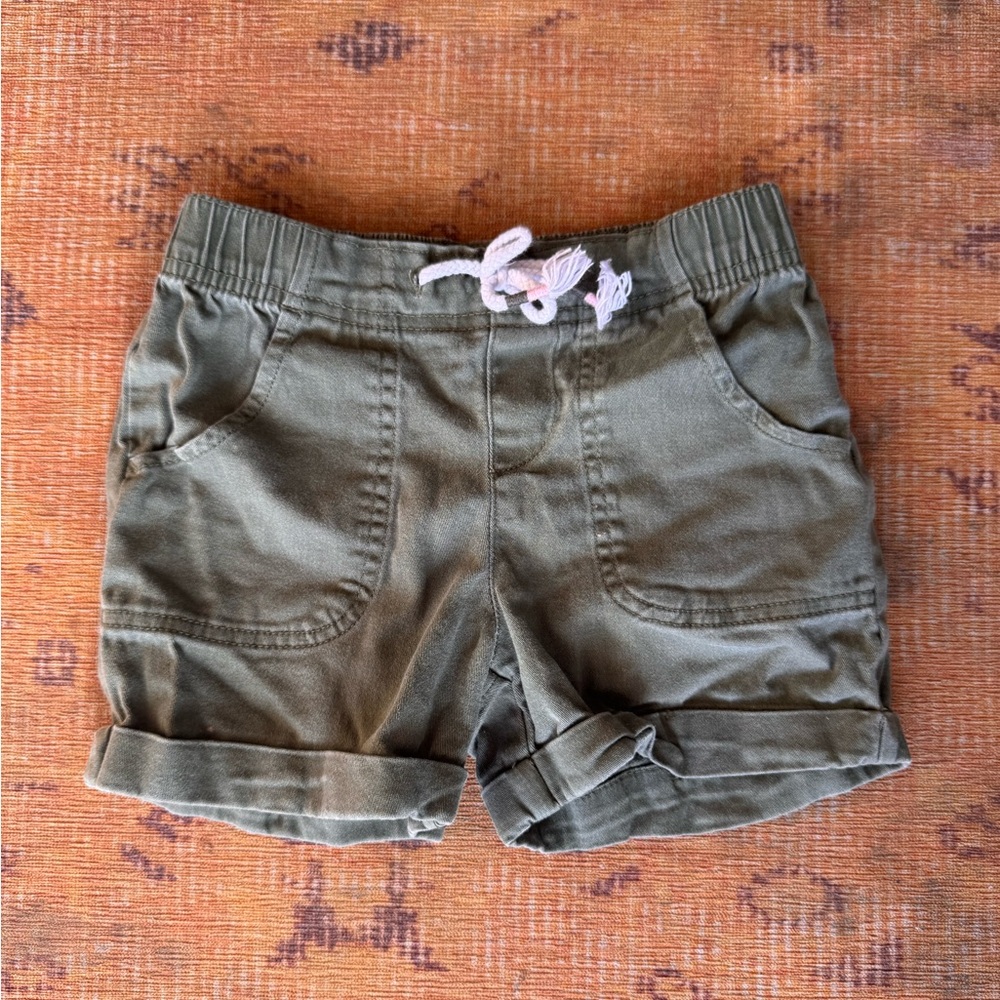 Wonder Nation Olive Kids Shorts